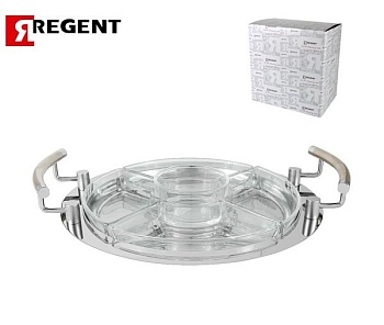 Менаж 5 отделений поднос 38см. Перле