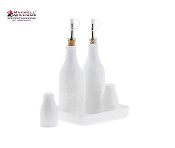 Набор для специй 4 предмета Белая коллекция