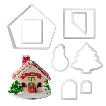 Форма для печенья, 8предметов, пластик Пряничный домик