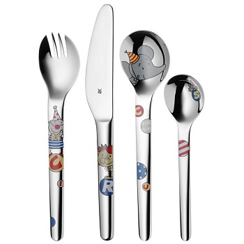 Набор детский столовые приборы 4 предмета Circus Набор детский столовые приборы 4 предмета Circus