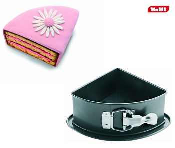 Форма разборная треугольная 17*12см. борт