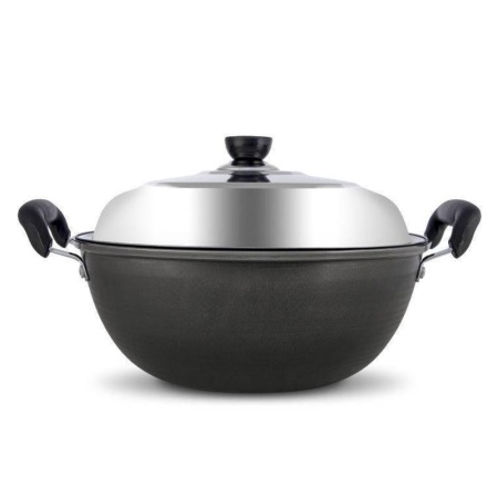 Казан с крышкой 30 см с лопаткой
