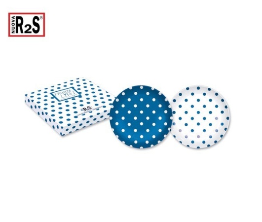 Тарелка 2шт 19см. Pois Blue