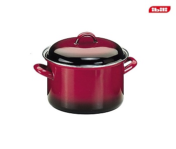 Кастрюля эмалированная 9.8л. Volcan