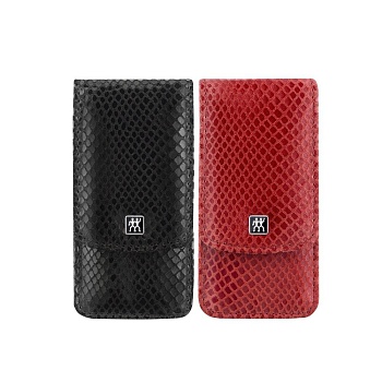 Набор маникюрный 3 предмета черный, красный Inox