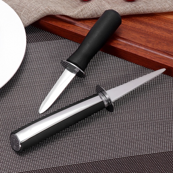 Нож для устриц пласт ручка 18см.