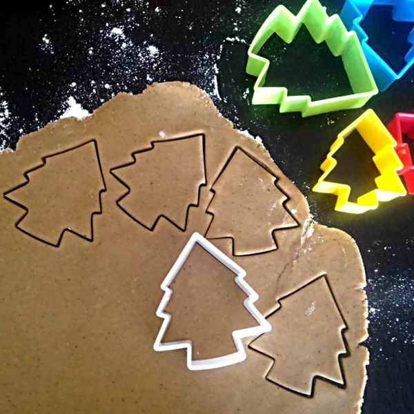 Форма для печенья, 5предметов пластик Елка