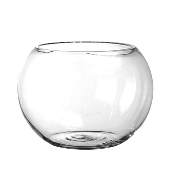 Ваза для конфет стекло 18*13см круглая