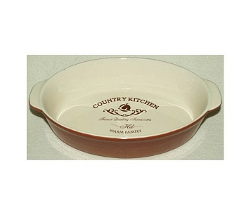 Лоток 23*16,5см. овальный Кантри