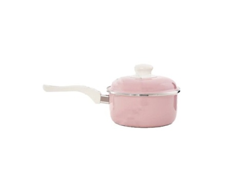 Ковш с крышкой 1,5л. розовый Азалия