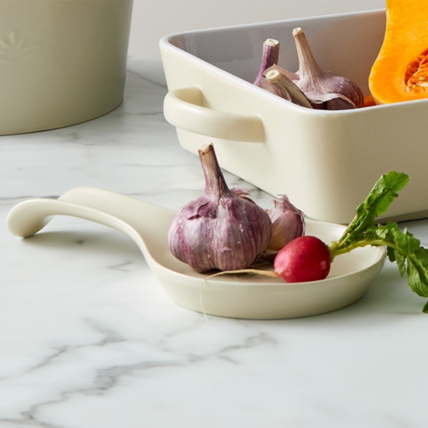 Подставка для ложки кремовая 24см Moderna