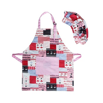 Фартук детский 50*40см. +колпак Пэчворк