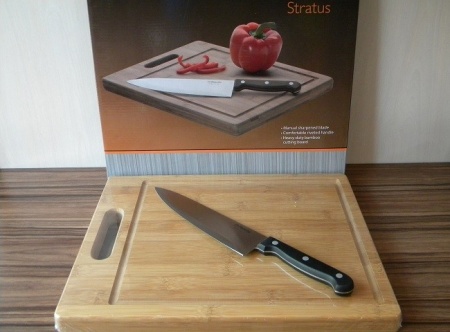 Нож поварской Stratus поварск +доска