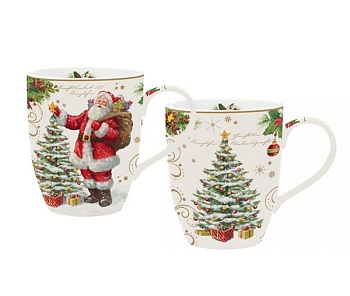 Кружка 2 шт. 0,35л. Магия Рождества
