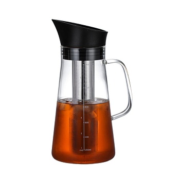 Кувшин стекло, колба 1,5л. крышка мерка