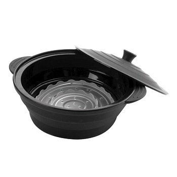 Кастрюля силиконовая + гриль, 2,2 л.