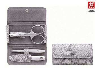 Набор маникюрный 3 предмета змея серебр TWINOX