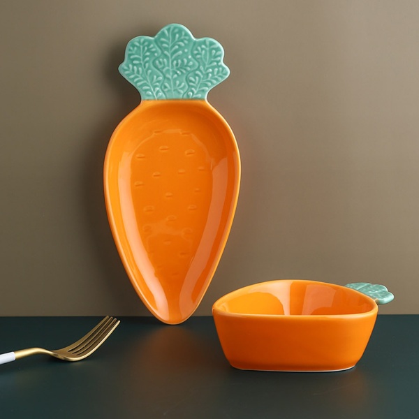 Блюдо 18,5*11см Морковь