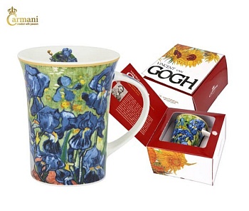 Кружка 350мл. Ирисы Ван Гог