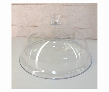 Крышка для тарелки акрил 26*14см.