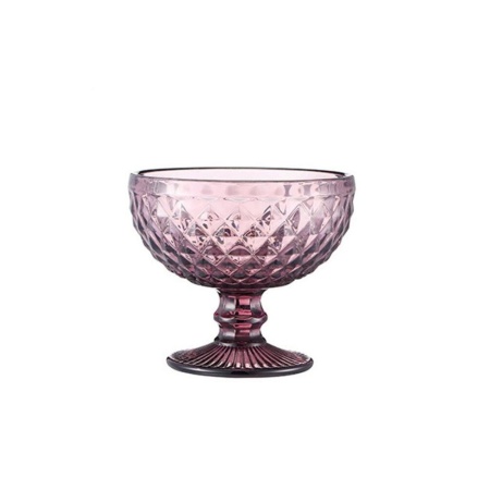 Креманка 320мл. 6шт фиолетовая Гламур