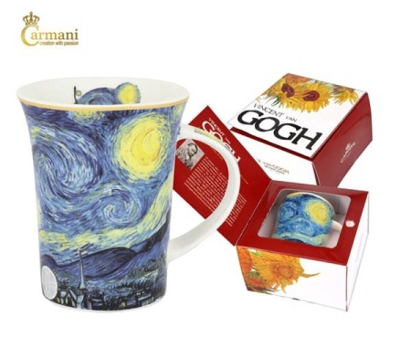 Кружка 350мл. Звездная ночь Ван Гог