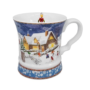 Кружка 280 мл Новогодняя деревня