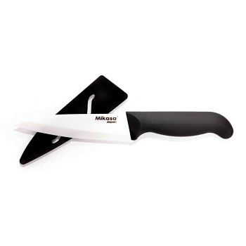 Нож универсальный, 12,5см. белый, чехол. Classic