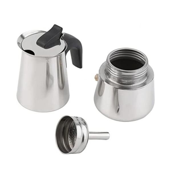 Кофеварка 450мл. сталь