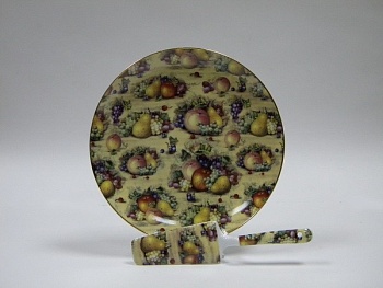 Набор для торта 2 предмета Фрукты