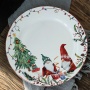Тарелка 28 см керамическая Гномики