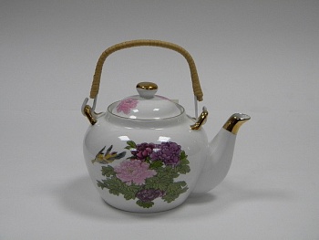 Чайник с бамбуковой ручкой Птицы