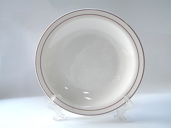 Тарелка 22,6см. суповая кремовая Bordo