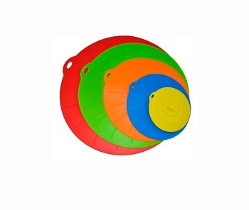 Крышка силикон цветная 10-15-19-26-30см.