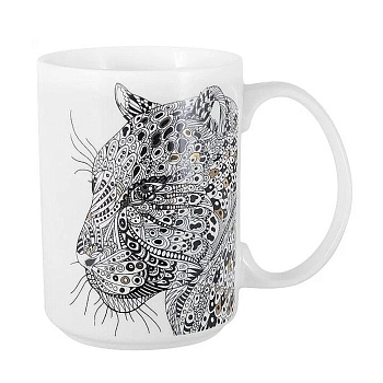 Кружка 0,5л. Леопард