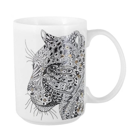 Кружка 0,5л. Леопард