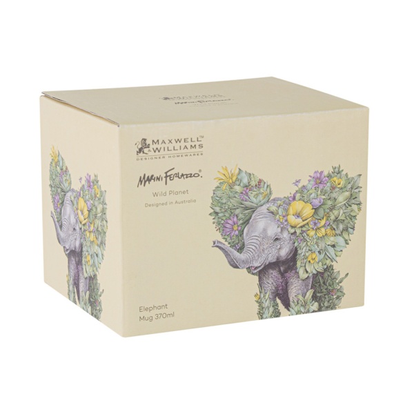 Кружка 0,37л. Живая планета Слоник