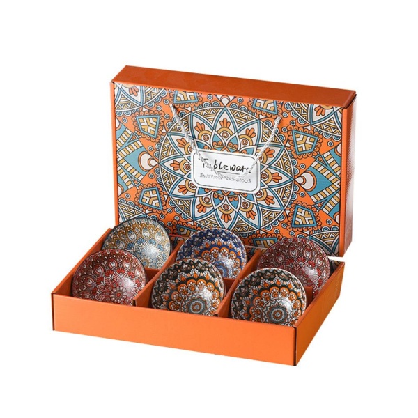 Салатник 11,5см 6штук Узор