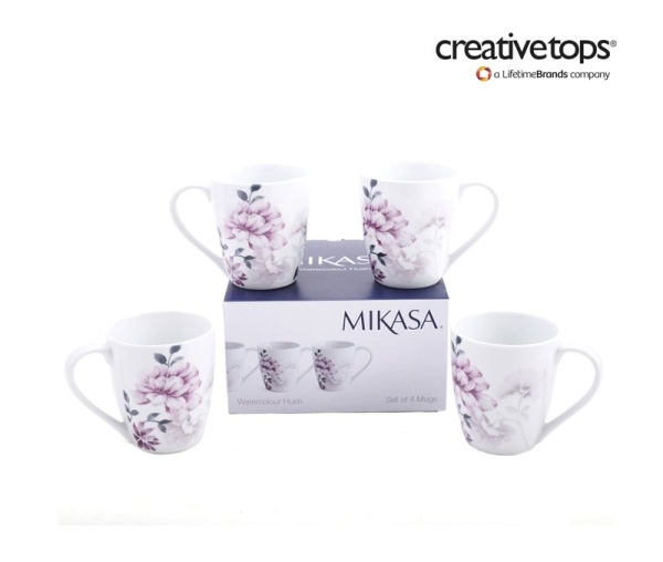 Кружка 4шт Watercolour Hush