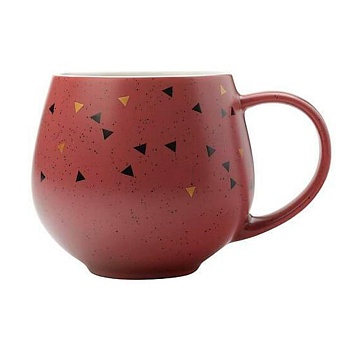 Кружка бордовая 0,45л. Arlo