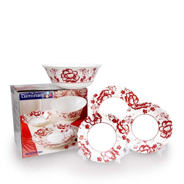 Сервиз столовый 19 предметов 6 персон Alcove Red