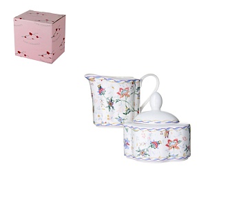 Набор сахарница, молочник Букингем