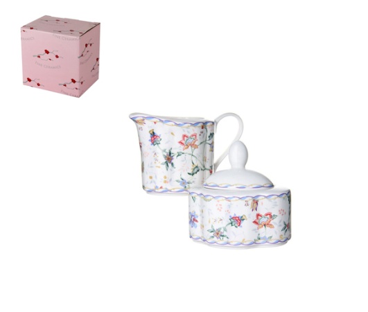 Набор сахарница, молочник Букингем