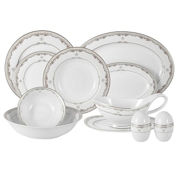 Сервиз столовый 27 предметов 6 персон Корона