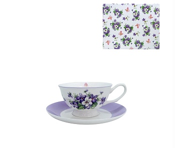 Чайная пара 1 персона 180мл. Виолет