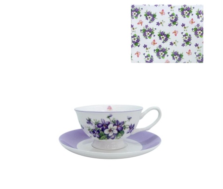 Чайная пара 1 персона 180мл. Виолет