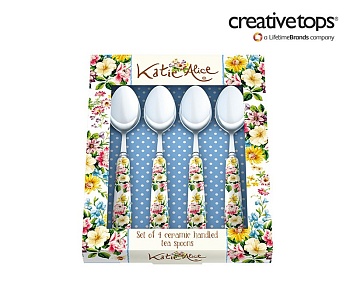 Набор чайных ложек 4шт English Garden Набор чайных ложек 4шт English Garden