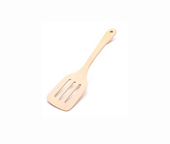 Лопатка перфорированная, деревянная нелакиров 30см.