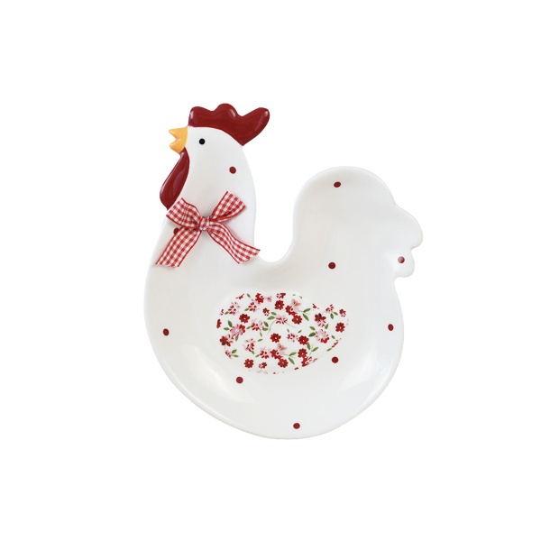 Блюдо 22,5*18,5*2,8см Курочка