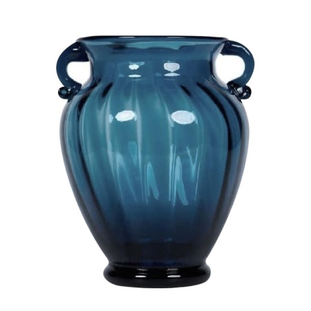 Ваза 26*13 см, синяя Амфора